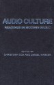 Audio Culture: Readings In Modern Music - Christoph Cox, Daniel Warner