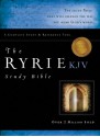 The Ryrie KJV Study Bible Bonded Leather Navy- Red Letter Indexed with DVD - Anonymous, Charles C. Ryrie