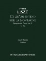 Ce Qu'on Entend Sur La Montagne (Symphonic Poem No. 1), S. 95 - Study Score - Franz Liszt, Otto Taubmann