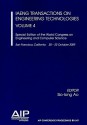 IAENG Transactions on Engineering Technologies, VOLUME 4: Special Edition of the World Congress on Engineering and Computer Science - Sio-Iong Ao