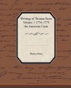 Writings of Thomas Paine 1 1774-79 (paper) - Thomas Paine