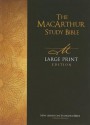 MacArthur Study Bible-NASB-Large Print - Anonymous, John F. MacArthur Jr.