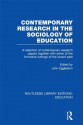 Contemporary Research in the Sociology of Education (RLE Edu L): Volume 12 (Routledge Library Editions: Education) - John Eggleston