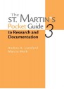 The St. Martins Pocket Guide To Research And Documentation - Andrea A. Lunsford, Marcia F. Muth