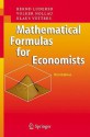 Mathematical Formulas for Economists - Bernd Luderer