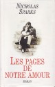 Les Pages de notre amour - Nicholas Sparks, Jean Rosenthal