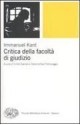 Critica della facoltà di giudizio - Immanuel Kant