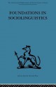 Foundations in Sociolinguistics: An Ethnographic Approach - Dell Hymes