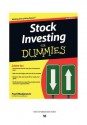 Stock Investing for Dummies (Large Print 16pt) - Paul Mladjenovic