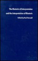 The Rhetoric Of Interpretation And The Interpretation Of Rhetoric - Paul Hernadi