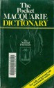 The Pocket Macquarie Dictionary - J.R.L. Bernard, David Blair