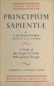 Principium Sapientiae: The Origins of Greek Philosophical Thought - Francis MacDonald Cornford, W.K.C. Guthrie