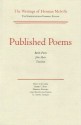 Published Poems: The Writings of Herman Melville Vol. 11 - Herman Melville, Harrison Hayford, G. Thomas Tanselle, Alma MacDougall Reising, Robert C. Ryan