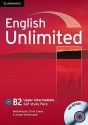 English Unlimited Upper Intermediate Self-Study Pack (Workbook with DVD-ROM) - Rob Metcalf, Chris Cavey, Alison Greenwood