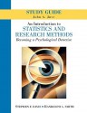 An Introduction to Statistics and Research Methods: Becoming a Psychological Detective - John A. Juve, Stephen F. Davis, Randolph A. Smith