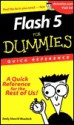 Flash 5 for Dummies Quick Reference - Emily Weadock, Glenn E. Weadock