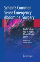 Schein's Common Sense Emergency Abdominal Surgery: An Unconventional Book for Trainees and Thinking Surgeons - Schein Moshe, Paul Rogers, Ahmad Assalia