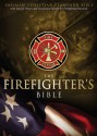 HCSB Firefighter's Bible, Red LeatherTouch - Anonymous