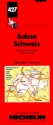 Michelin Country Map Suisse / Schweiz - Michelin Travel Publications