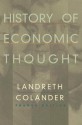 History of Economic Thought - Harry H. Landreth, David Colander