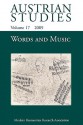 Words and Music - Judith Beniston, Geoffrey Chew, Robert Vilain