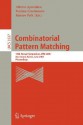 Combinatorial Pattern Matching: Fourth Annual Symposium, Cpm 93, Padova, Italy, June 2 4, 1993, Proceedings - Alberto Apostolico, Maxime Crochemore, Zvi Galil, Udi Manber