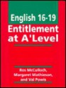 English 16-19 - Gary McCulloch, Ros McCulloch, Margaret Mathieson