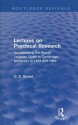 Lectures on Psychical Research: Incorporating the Perrott Lectures Given in Cambridge University in 1959 and 1960 - Charlie Dunbar Broad