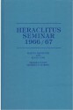 Heraclitus Seminar, 1966/67 - Martin Heidegger