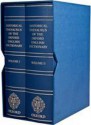 Historical Thesaurus of the Oxford English Dictionary - 2 volume set - Christian Kay, Jane Roberts, Michael Samuels, Irené Wotherspoon