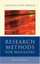 Research Methods for Managers - John Gill