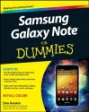 Samsung Galaxy Note For Dummies - Dan Gookin