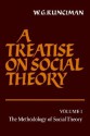 A Treatise on Social Theory - W.G. Runciman