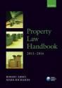 Property Law Handbook 2013-2014 (Blackstone Legal Practice Companion) - Mark Richards, Robert Abbey