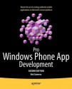 Pro Windows Phone App Development - Rob Cameron