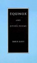 Equinox and Other Poems - David R. Slavitt