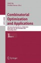 Combinatorial Optimization and Applications - Weili Wu, Ovidiu Daescu