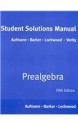 Student Solutions Manual for Aufmann/Barker/Lockwood's Prealgebra, 5th - Richard N. Aufmann, Richard N. Aufmann, Vernon C. Barker