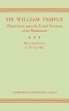 Observations Upon the United Provinces of the Netherlands - William Temple, G.N. Clark