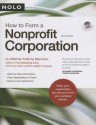 How to Form a Nonprofit Corporation [With CDROM] - Anthony Mancuso