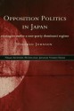 Opposition Politics in Japan: Strategies Under a One-Party Dominant Regime - Stephen Johnson