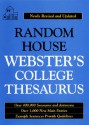 Random House Webster's College Thesaurus - Jess Stein, Random House, Fraser Sutherland