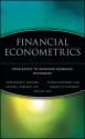 Financial Econometrics: From Basics to Advanced Modeling Techniques - Frank J. Fabozzi, Svetlozar T. Rachev