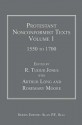 Protestant Nonconformist Texts - R. Tudur Jones