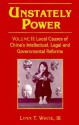 Local Causes of China's Intellectual, Legal, and Governmental Reforms - Lynn T. White