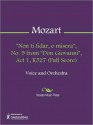 "Non ti fidar, o misera", No. 9 from "Don Giovanni", Act 1, K527 (Full Score) - Wolfgang Amadeus Mozart