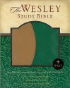 New Revised Standard Version Wesley Study Bible: Green/Brown Faux Leather Edition - Joel B. Green, William H. Willimon