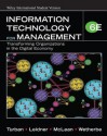 Information Technology for Management: Transforming Organizations in the Digital Economy - Efraim Turban, Linda Volonino, James C. Wetherbe, Ephraim R. McLean