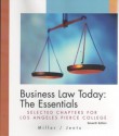 Business Law Today: The Essentials - Los Angeles Pierce College Custom Ed. - Roger LeRoy Miller, Gaylord A. Jentz