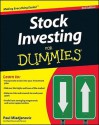 Stock Investing For Dummies - Paul Mladjenovic